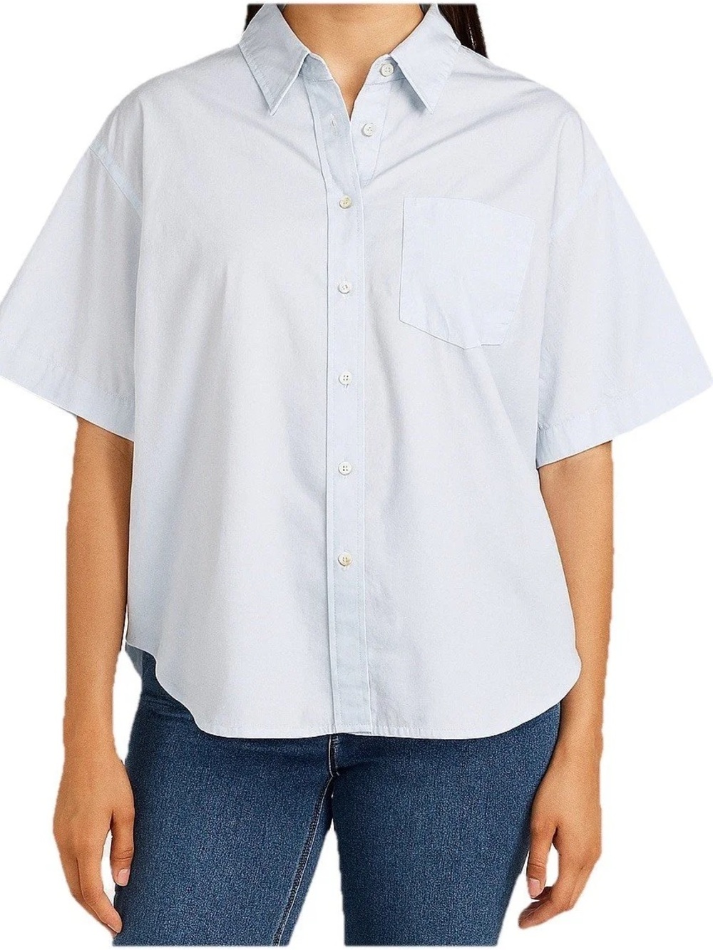 Aritzia Wilfred free shortsleeve 100% cotton shirt